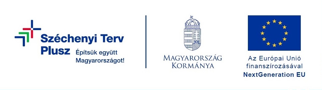Kedvezményezetti infoblokk – Széchenyi Terv Plusz, Magyarország Kormánya, Az Európai Unió finanszírozásával NextGeneration EU